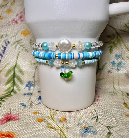 #2 Blue Bracelet Stack for Stanley Tumbler