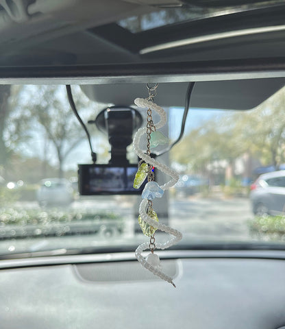 Flower car charm