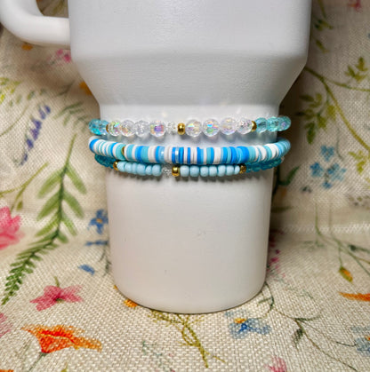 #2 Blue Bracelet Stack for Stanley Tumbler