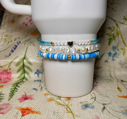 #1 Blue Bracelet Stack for Stanley Tumbler